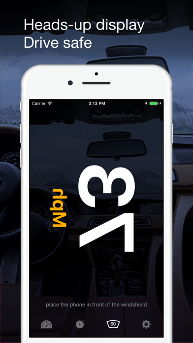 Speedometer GPS: HUD, Car Speed Tracker, Mph Meter Screenshot