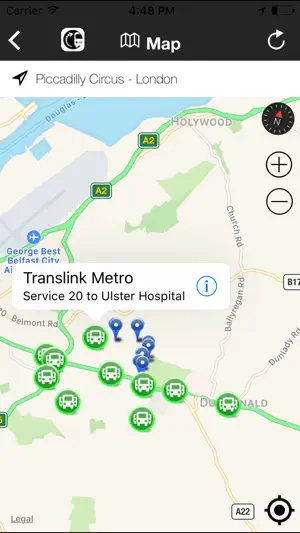 Belfast Bus Tracker screenshot 1
