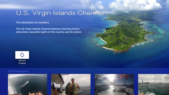Screenshot #1 pour US Virgin Islands Channel