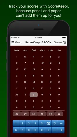 Game screenshot Score Keeper BACON mod apk