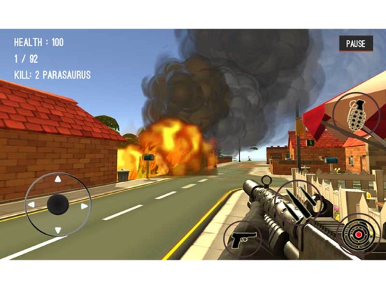 Dinosaur Hunter Dino City 2017 iPad screenshot 4 - Games app