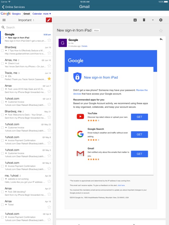 Screenshot #6 pour Cloud - Mail for GoogleDrive,Dropbox,Box,Onedrive