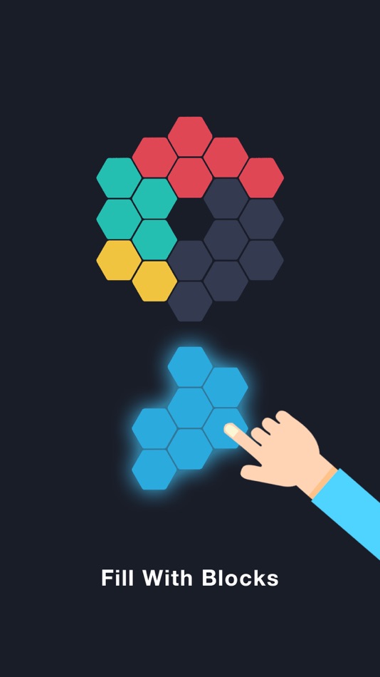 #1. Hexa Block Pop - Free Addictive Puzzle Game (iOS) 来自: yan zhang