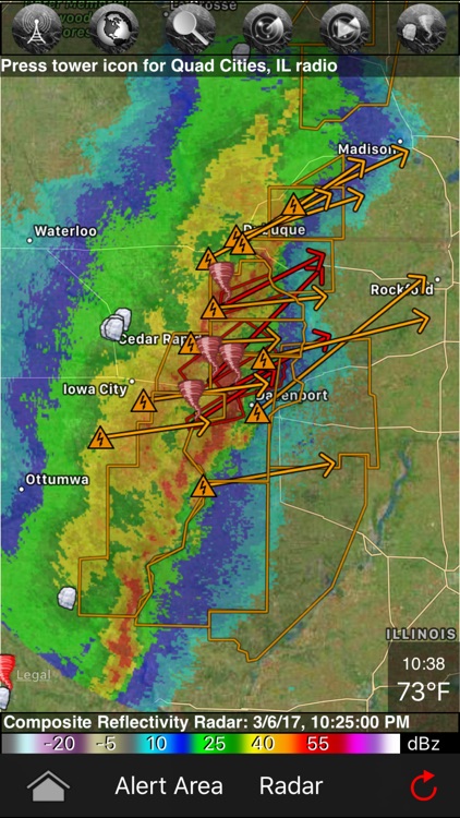 TornadoSpy+: Tornado Maps, Warnings and Alerts