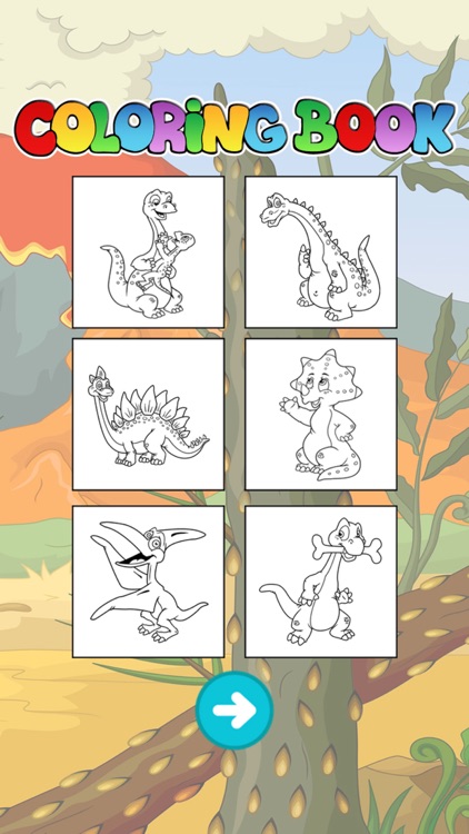 Dinosaur Coloring Pages Games For Kids & Toddlers