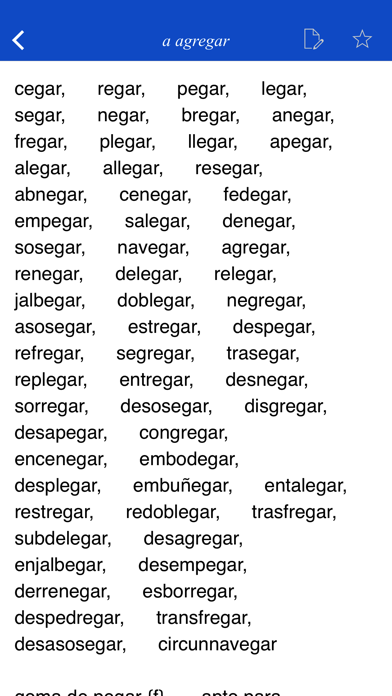 Screenshot #2 pour Spanish Rhyme Dictionary