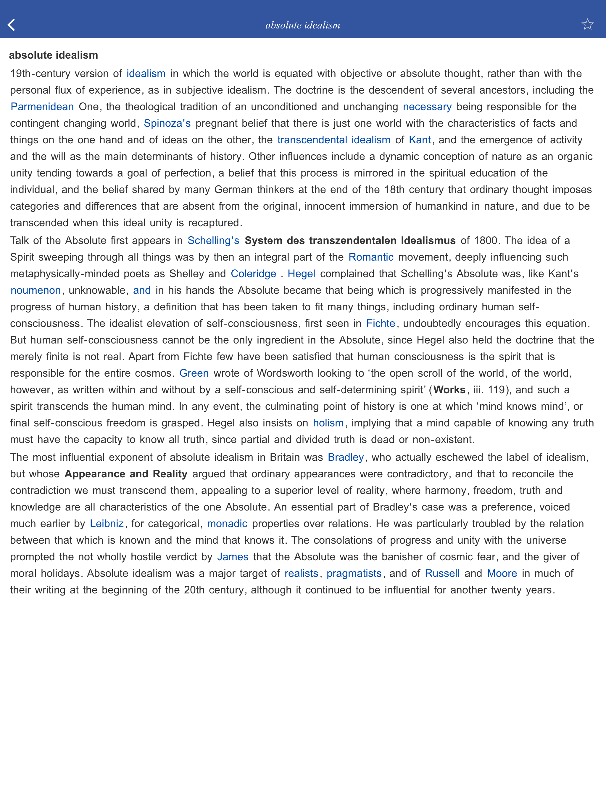 Philosophy Dictionary