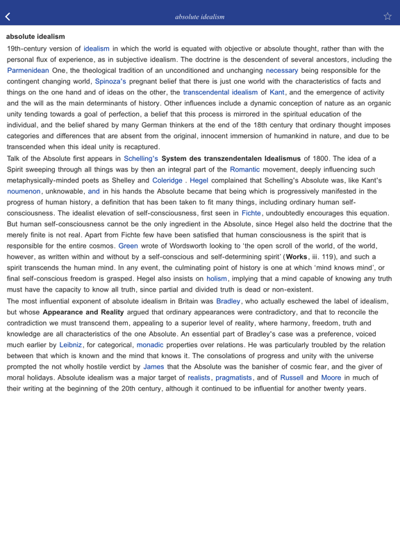 Screenshot #5 pour Philosophy Dictionary