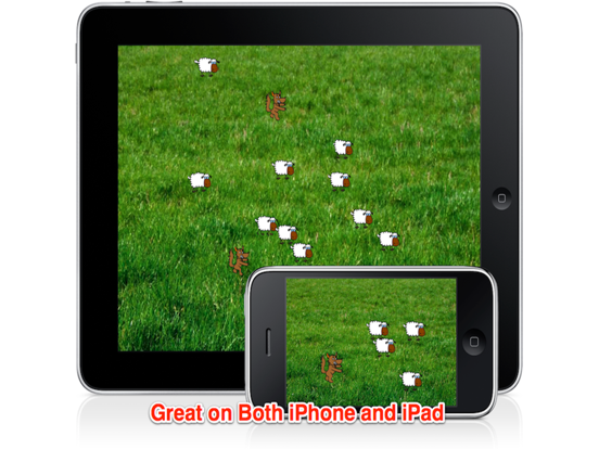 Awesome Wolf vs Small Sheep iPad screenshot