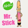 Hellowe Stickers: Mr Stick