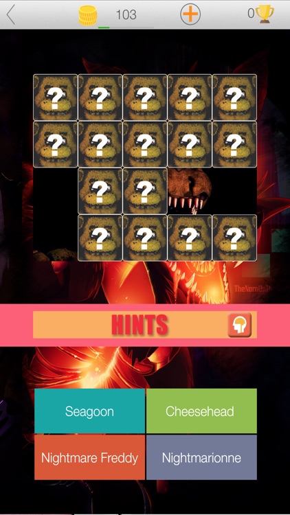 Tap To Guess Freddy's Trivia Quiz for FNaF 4 Fan by Kessaree Jandee