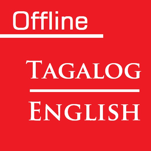Tagalog to English Dictionary Offline New Free icon
