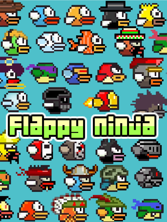 Flappy Ninja - Create Your Own Original Bird !のおすすめ画像1