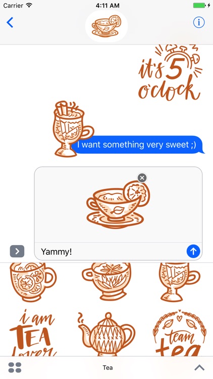Tea time! iMessage stickers screenshot-3
