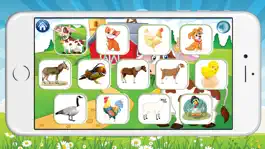 Game screenshot Farm Animals - Kids Learning Matching Game apk