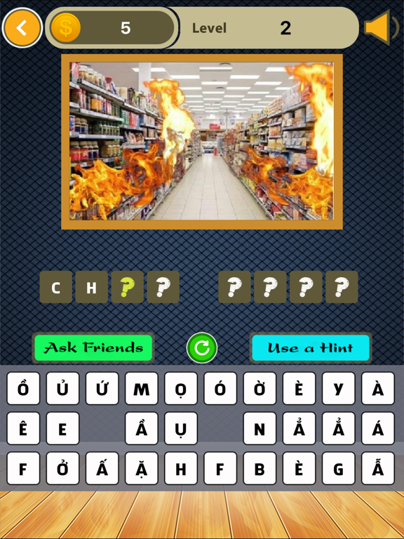 Screenshot #5 pour Nhìn Hình Đoán Chữ - 4 Pics One Word