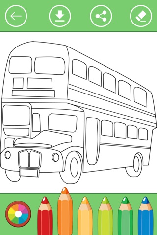 Vehicles coloring book for kids: Learn to color. screenshot 4