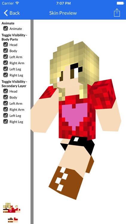 Best 2017 Skins - Valentine Skins For Minecraft PE