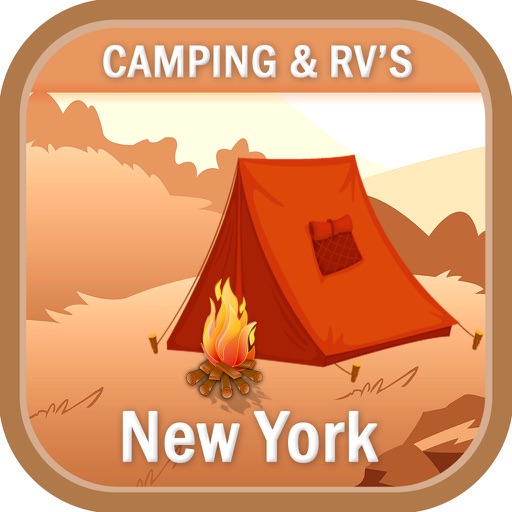 New York Campgrounds & Hiking Trails Offline Guide icon