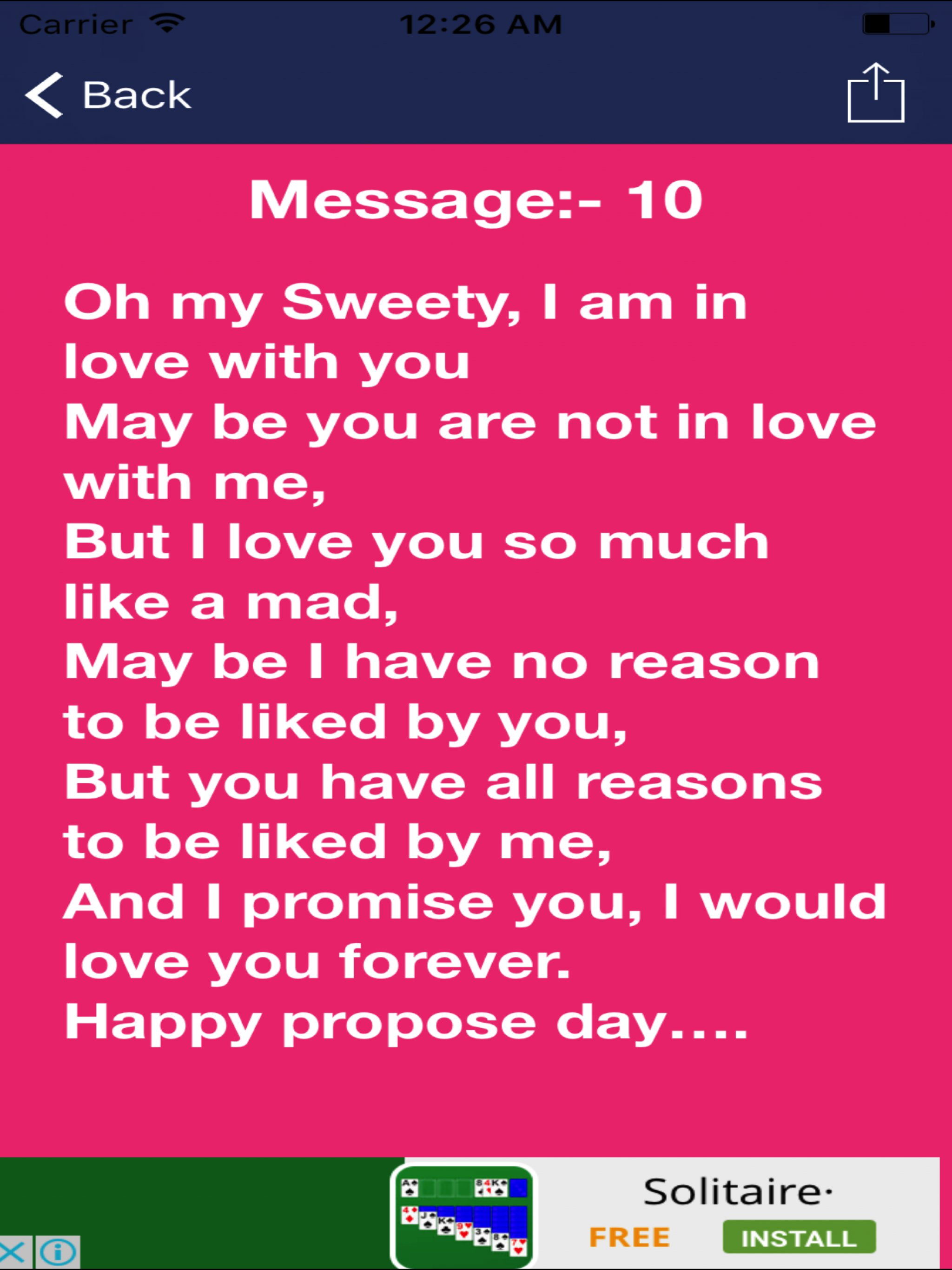 Happy Propose Day Messages,Free Wishes And Images