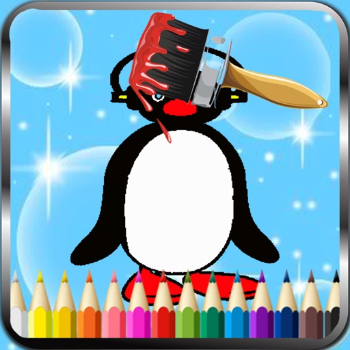 Animal Pingu Coloring Version Icon