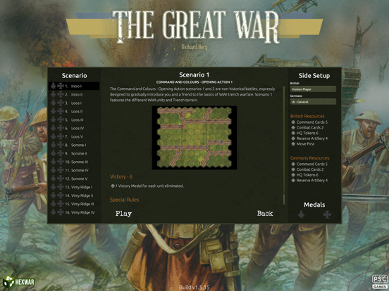 Command & Colours: The Great War iPad app afbeelding 1