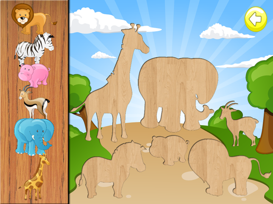 Easy Animal Puzzles for Toddlers and Kids iPad screenshot