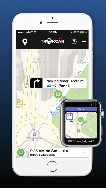 TrakCar Pro - Find Car, Where parked, Parking Time