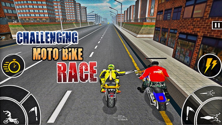 3d Bike Attack : Death Race screenshot-3