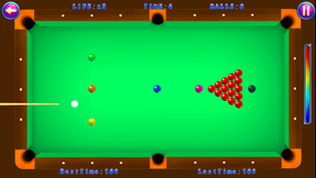 Snooker trick shot - champion cue sports 8 ball screenshot