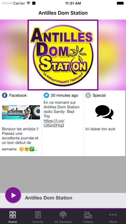 Antilles Dom Station