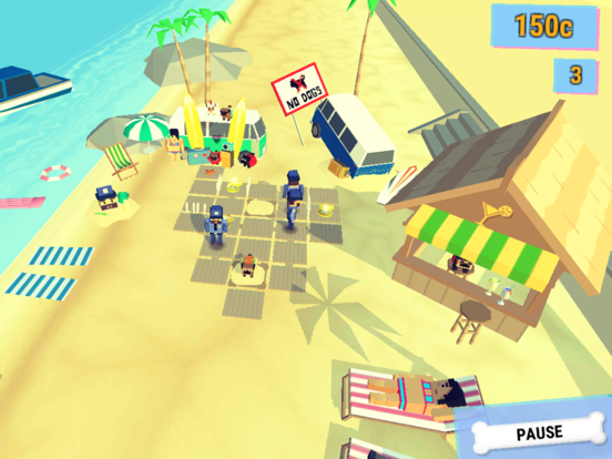 Party Pugs: Beach Puzzle GO! iPad app afbeelding 2