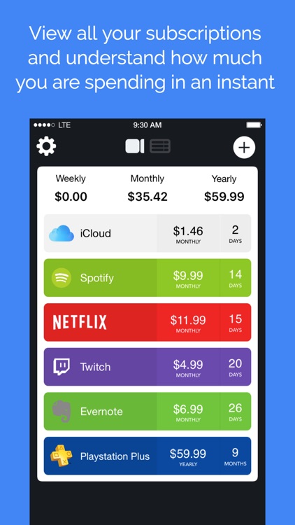 Outflow - Subscription Manager screenshot-0
