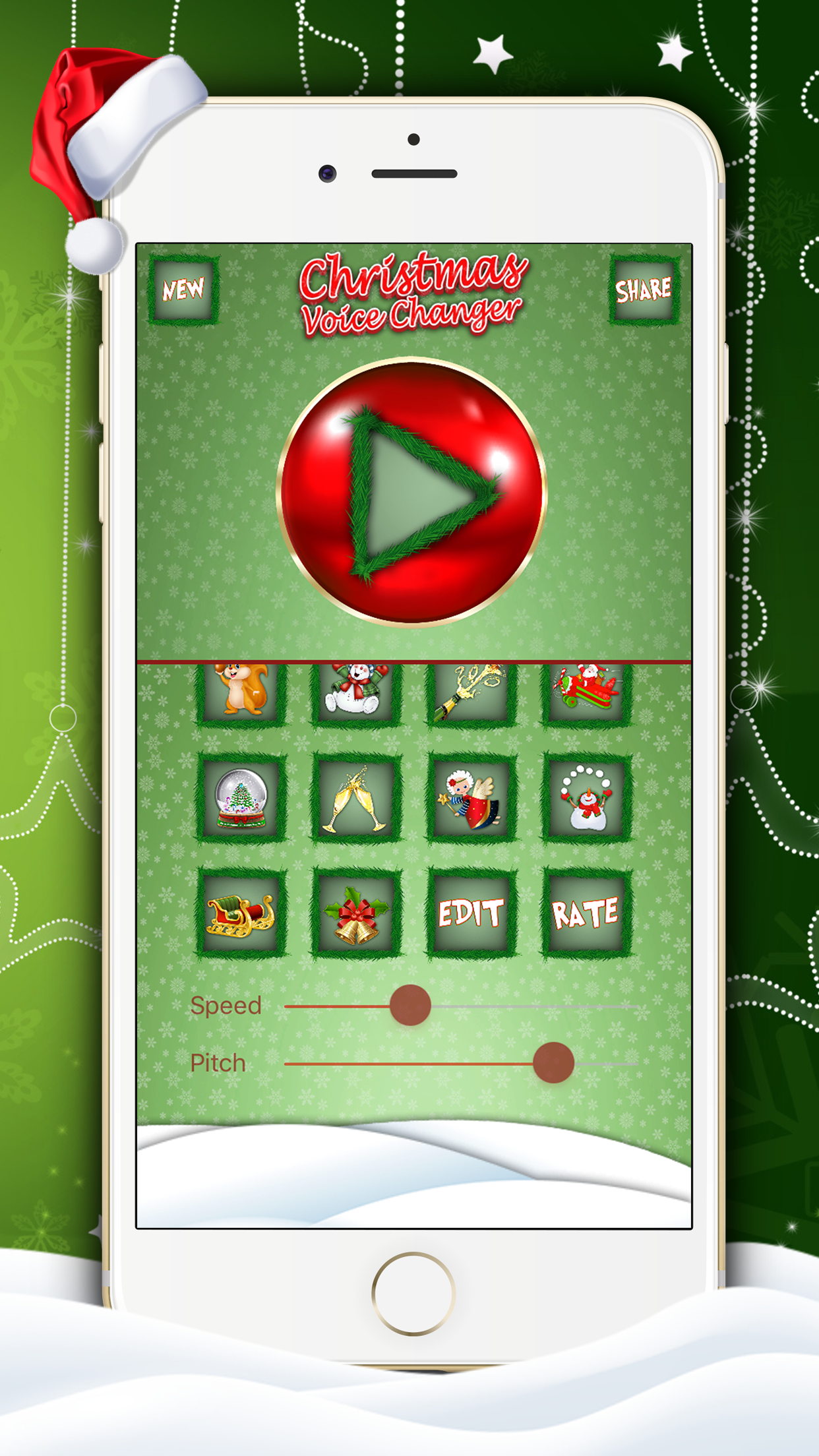 Christmas Voice Changer Pro screenshot 5