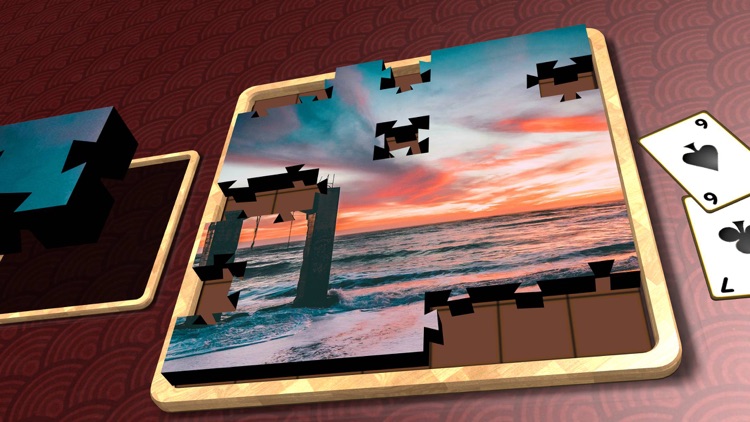 Jigsaw Solitaire Clouds screenshot-4