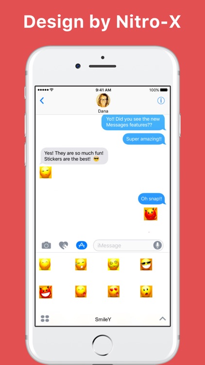 smileY stickers by Nitro-X for iMessage