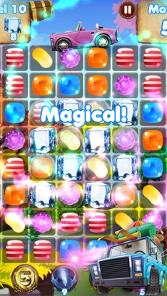 Candy Cars - fun games for kids & car games race screenshot 2
