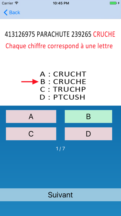 Screenshot #3 pour Test psychotechnique