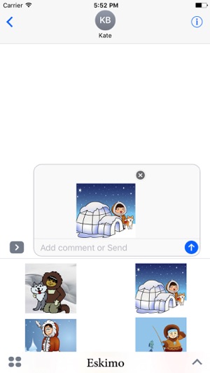 Eskimoji - Eskimos Emoji Stickers(圖2)-速報App