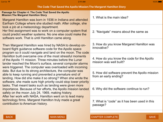 Screenshot #5 pour 5th Grade Reading Comprehension Practice