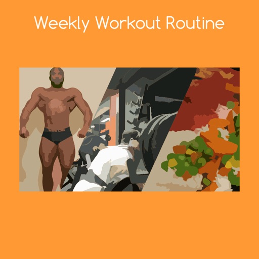 Weekly workout routine icon