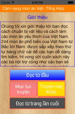Game screenshot Cẩm Nang Món Ăn Việt apk