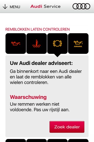 Audi Service app screenshot 2