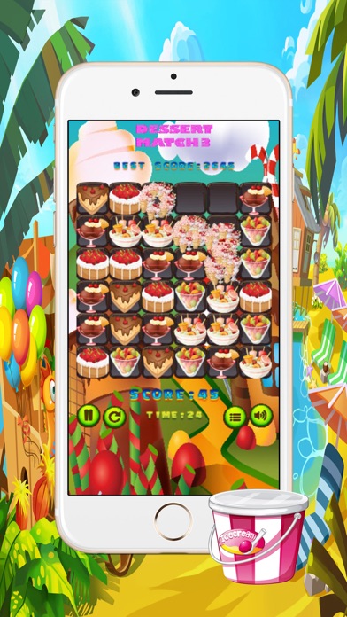 Dessert Match3 Games - マッチ3 マッチ棒 ミニパズルのおすすめ画像2
