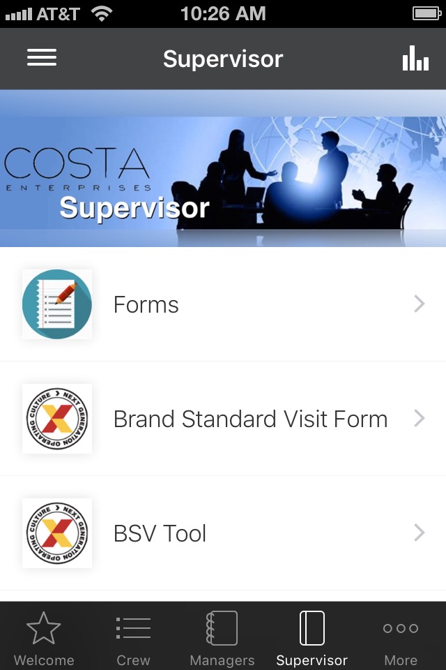 Costa Ent Employee App screenshot 4