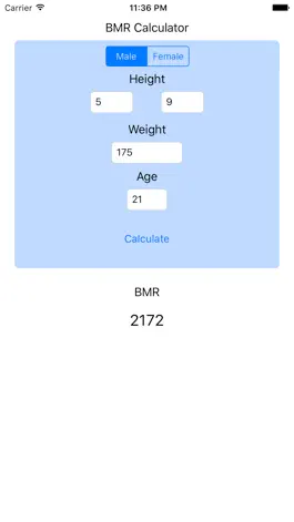 Game screenshot BMR Calculator - Basal Metabolic Rate Calc Resting mod apk