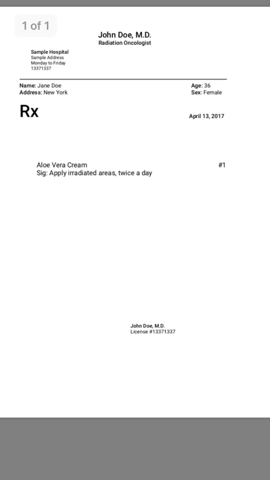 Screenshot #3 pour Prescription Maker