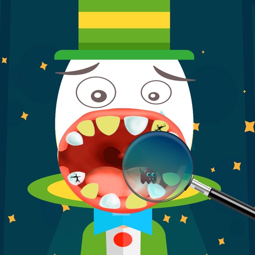 Magic Clown Dentist Clinic Icon