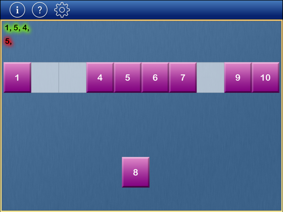 Line 'em Up iPad screenshot 1 - Education app
