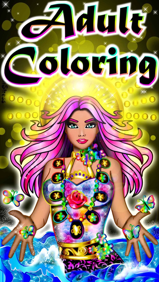 Adult Coloring Books with Fun Games for Adults - 9.5 - (iOS)